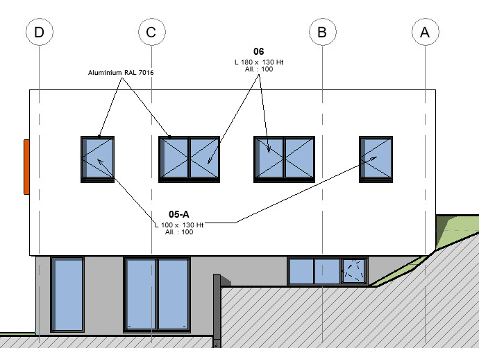 Etiquettes multiples Revit